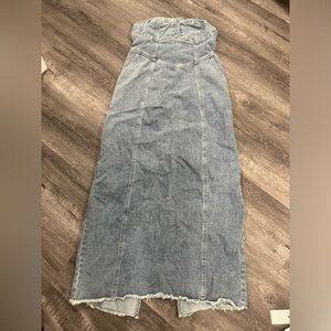 Denim Maxi Dress